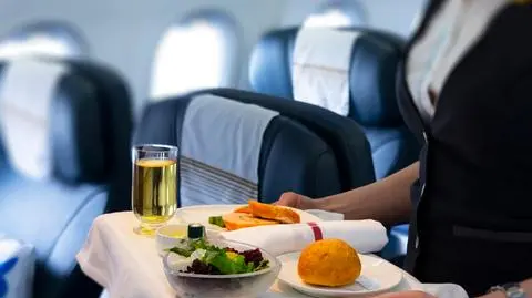 "Importowana psia karma" w biznes klasie. Internauci żartują z pozycji w lotniczym menu