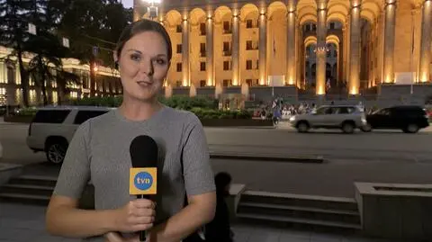 Relacja reporterki "Faktów" TVN Katarzyny Górniak z Tbilisi