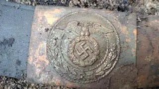 A Nazi belt buckle
