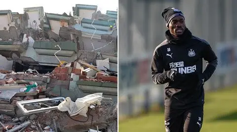 Informacyjny chaos i pomyłka. Piłkarz wciąż uwięziony pod gruzami