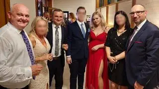 Od lewej: Tomasz Pietrzak, Andrzej Zawada, Samanta Nowińska, Paweł Lisowski, starosta słupski. Zawada i Nowińska to pracownicy biur poselskich rzecznika rządu