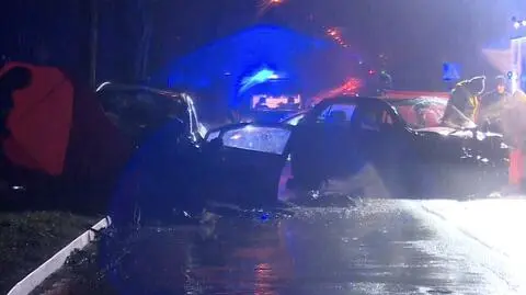 Podejrzewany o zabójstwo zginął w wypadku. Zauważył radiowozy, uderzył w auto jadące z przeciwka