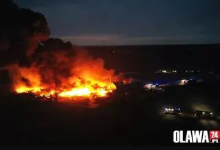 Pożar szybko się rozprzestrzenił