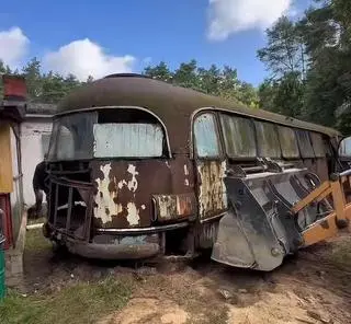 Ostatni autobus „Bałtyk” odnaleziony w lesie