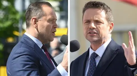 Karol Nawrocki i Rafał Trzaskowski