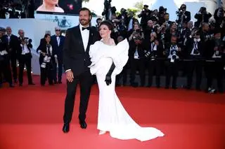 Laurent Lafitte i Joan Collins