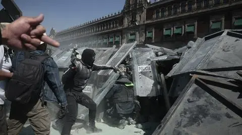 Meksyk. Starcia podczas protestów przeciwko polityce rządu Claudii Sheinbaum