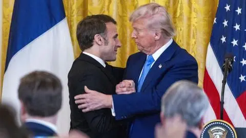Emmanuel Macron i Donald Trump