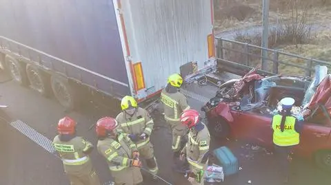 Wypadek na A2 w Łódzkiem
