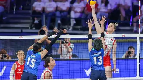 Stysiak w meczu Polska - Japonia
