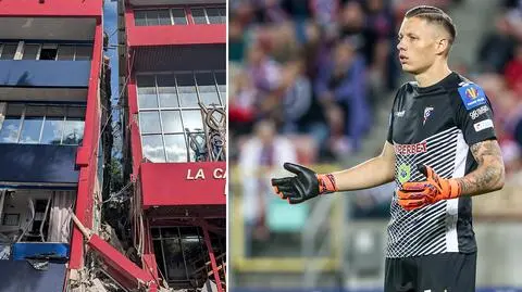 Polski piłkarz w centrum trzęsienia ziemi. "Utknął"