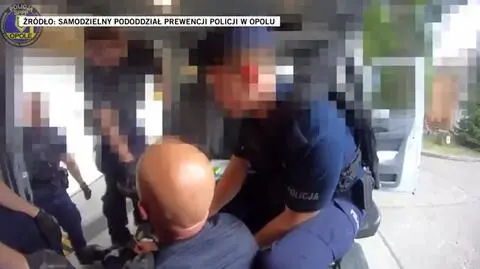 Opole. Interwencja z agresywnym mężczyzną