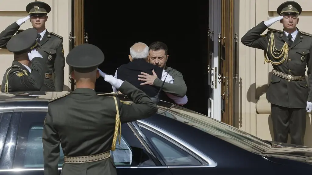 Narendra Modi składa wizytę w stolicy Ukrainy 