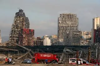 Wiele zniszczeń poniósł Bejrut w wyniku eksplozji