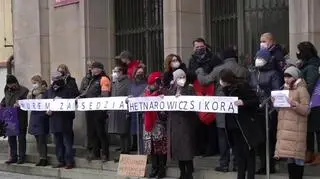 Protest w obronie słupskiej sędzi