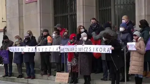 Protest w obronie słupskiej sędzi