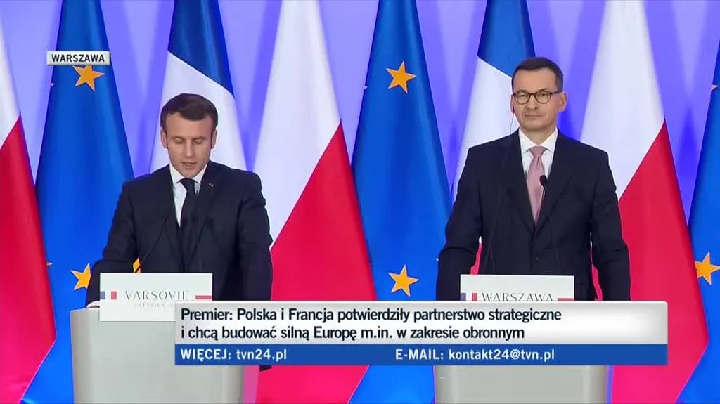 macron konfa z morawieckim