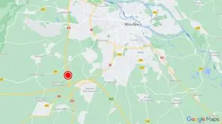 Do wypadku doszło na AOW pomiędzy węzłami Wrocław Południe i Wrocław Zachód