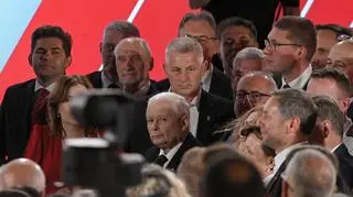 Kaczyński zabrał głos w sztabie Nawrockiego