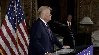 Donald Trump na konferencji