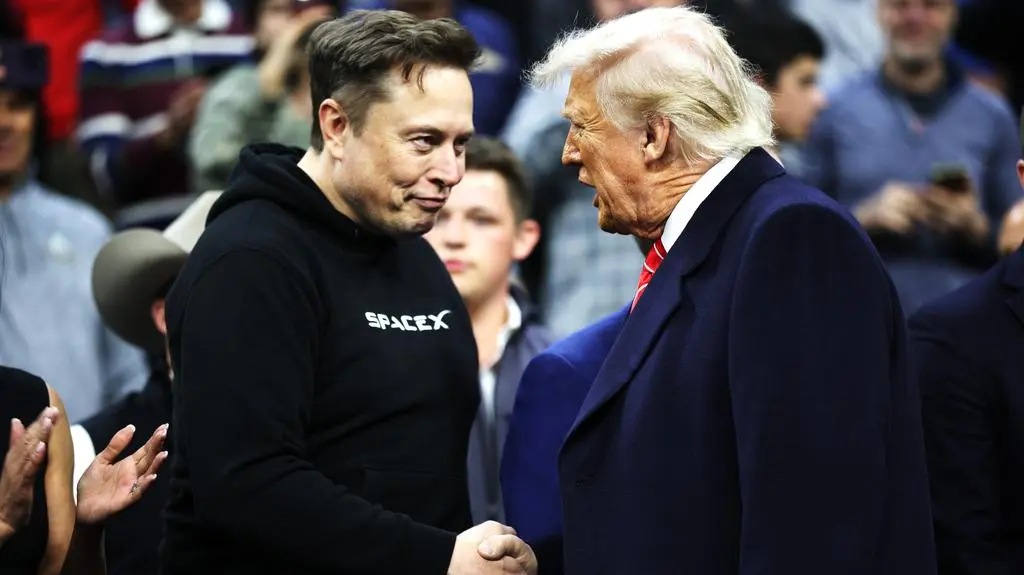 Elon MUsk i Donald Trump