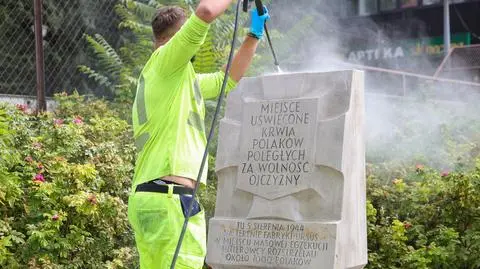 Tablica została oczyszczona