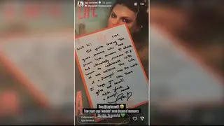 Iga Świątek pokazała zdjęcie listu od Taylor Swift