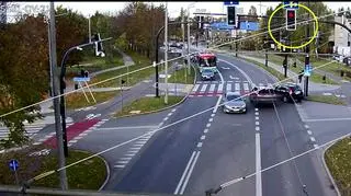 Ledwo nie doszło do stłuczki 