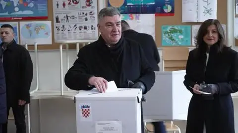 Zoran Milanović oddał głos w II turze wyborów 