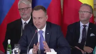 Wystąpienie Andrzeja Dudy na Szczycie Inicjatywy Trójmorza