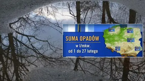 Mokra końcówka ekstremalnie suchego lutego. Czy deszcz pozostanie z nami na dłużej?