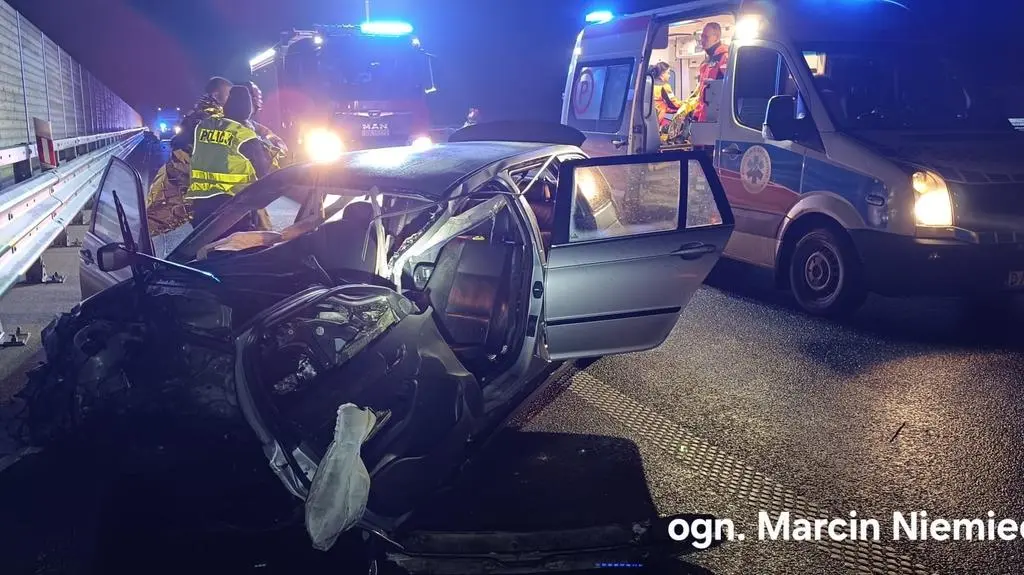 Dwie osoby z obrażeniami