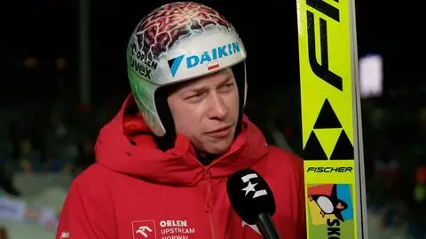 Wywiady z polskimi skoczkami po konkursie na skoczni normalnej