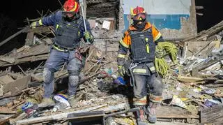 Charków, zniszczenia po rosyjskim ataku z 1.11.2024