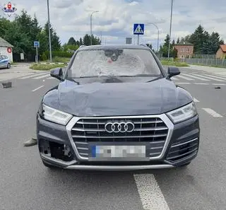 Potrącenie rowerzysty