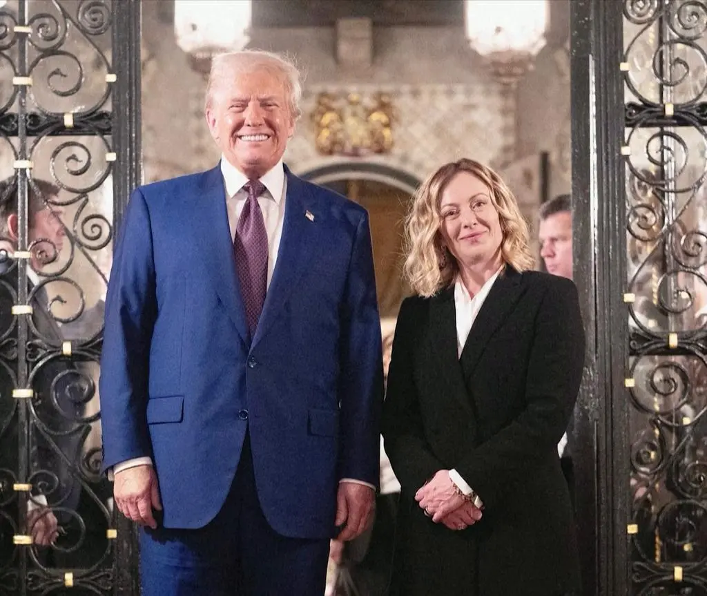 Donald Trump i Giorgia Meloni