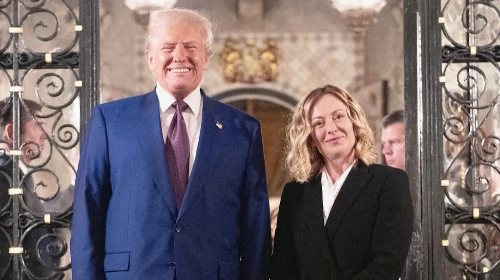 Donald Trump i Georgia Meloni