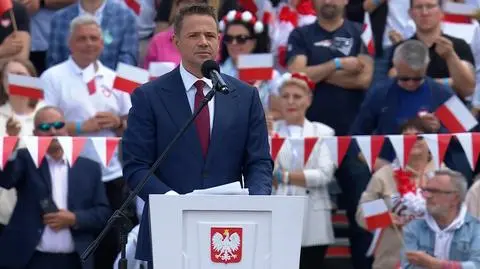 Trzaskowski na Wielkim Marszu Patriotów