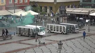 Policja pilnuje sytuacji w centrum miasta