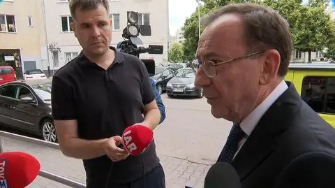 Kamiński przed prokuraturą: mój mandat nie był wygaszony w żaden sposób