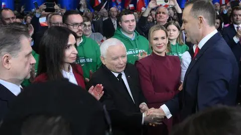 Szeligi pod Warszawą 02.03.2025, konferencja programowa kandydata Karola Nawrockiego