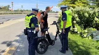 Kontrolowali rowery elektryczne. Co siódmy w ogóle nie był rowerem