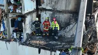 Eksplozja w bloku mieszkalnym w Kijowie