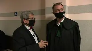 Ryszard Raczek ze swoim obrońcą