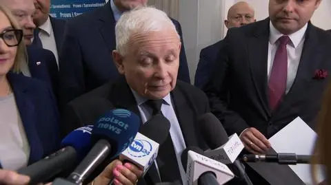 Kaczyński - mikrofon
