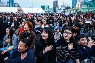 Protest w Mongolii wzywający do rezygnacji premiera