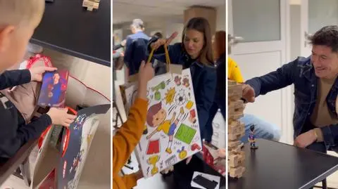 Poruszająca wizyta Lewandowskich