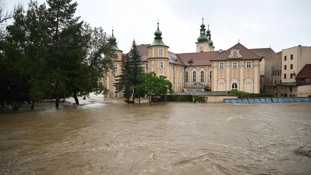 Zalane centrum Kłodzka