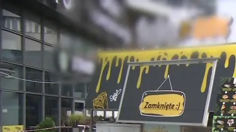 Wybuch przyczepy gastronomicznej