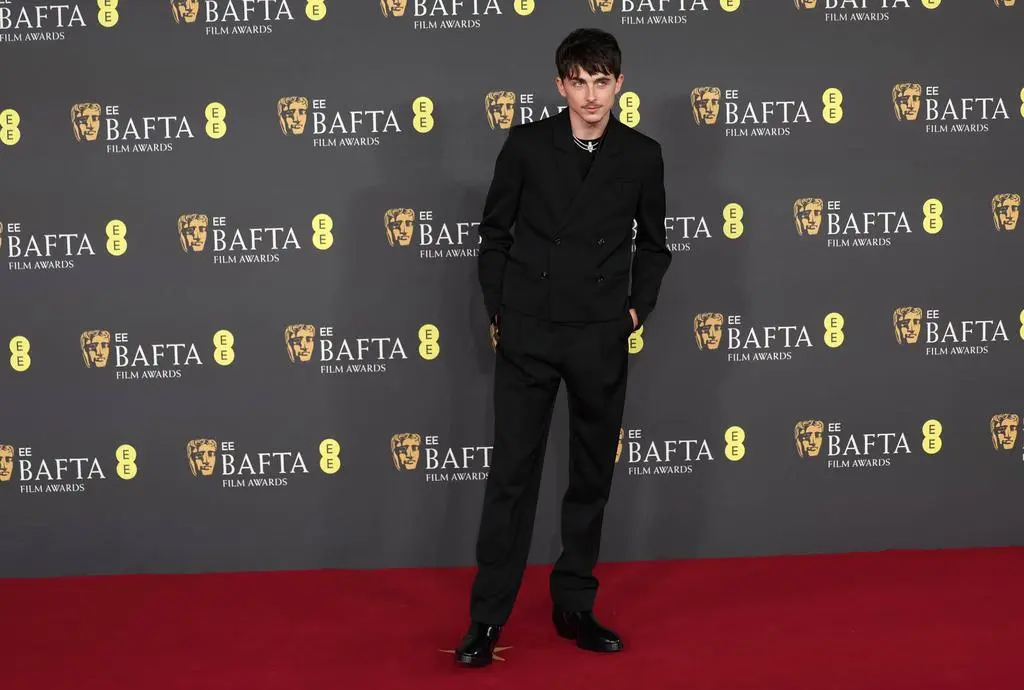 Timothee Chalamet na BAFTA 2025